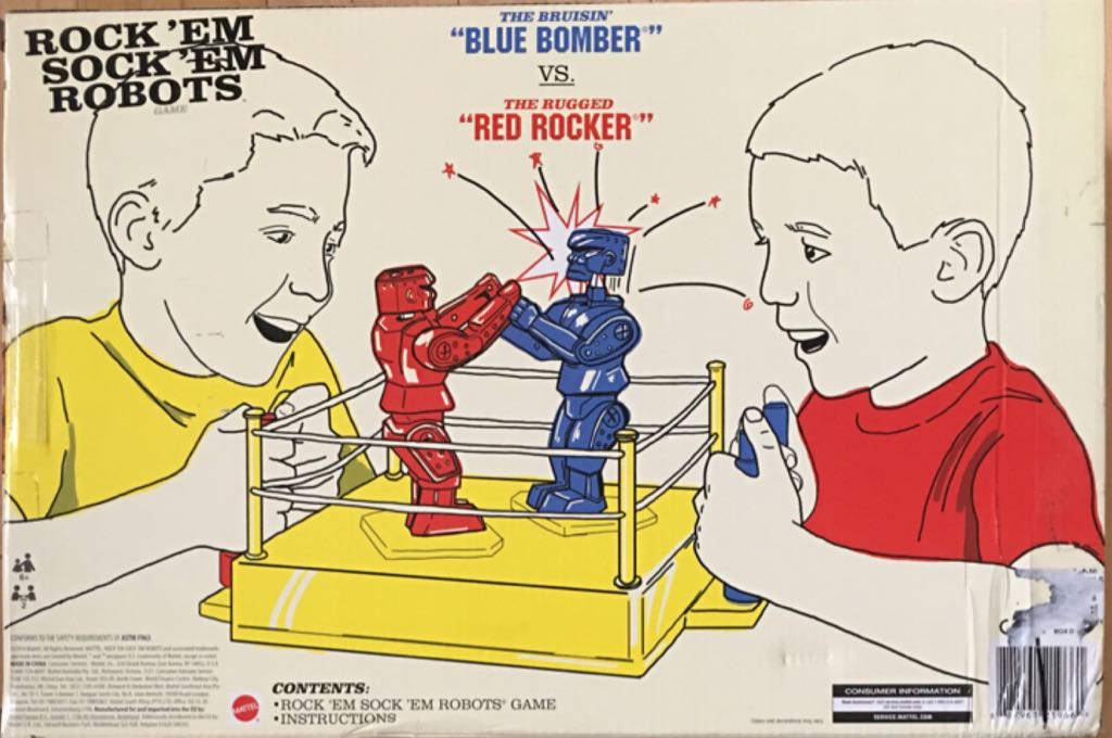 Rock ‘Em Sock ‘Em Robots  (2) board game collectible [Barcode 887961219661] - Main Image 2