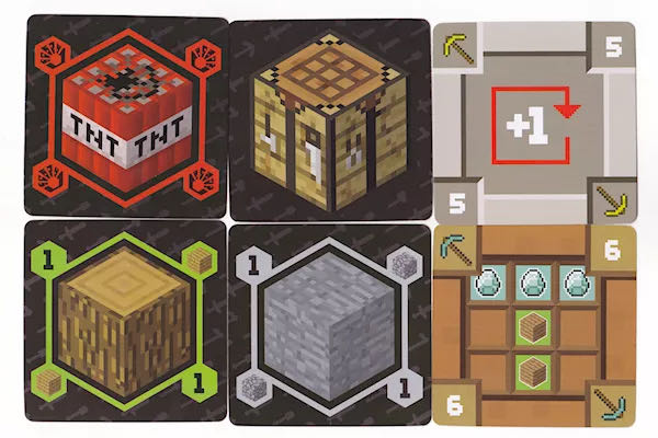 Minecraft Card Game  (4) board game collectible [Barcode 887961233773] - Main Image 3