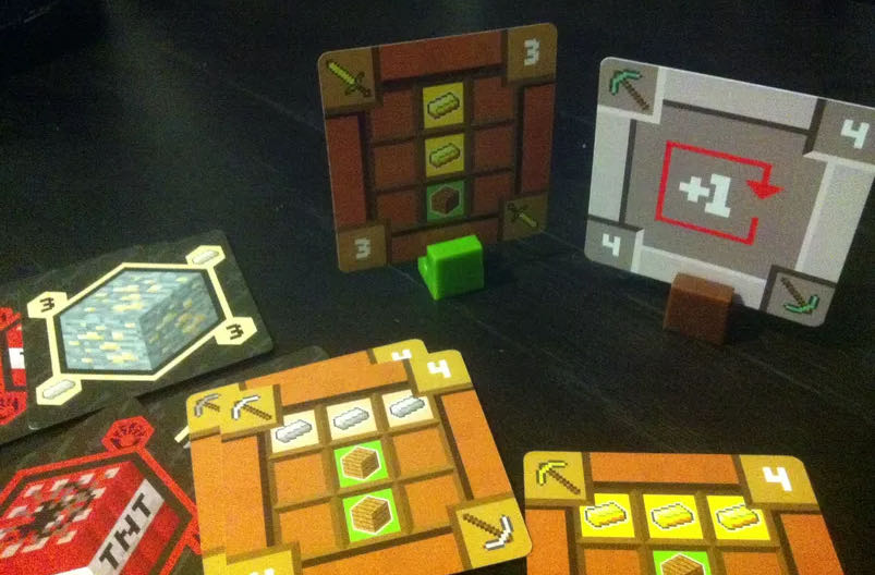 Minecraft Card Game  (4) board game collectible [Barcode 887961233773] - Main Image 4