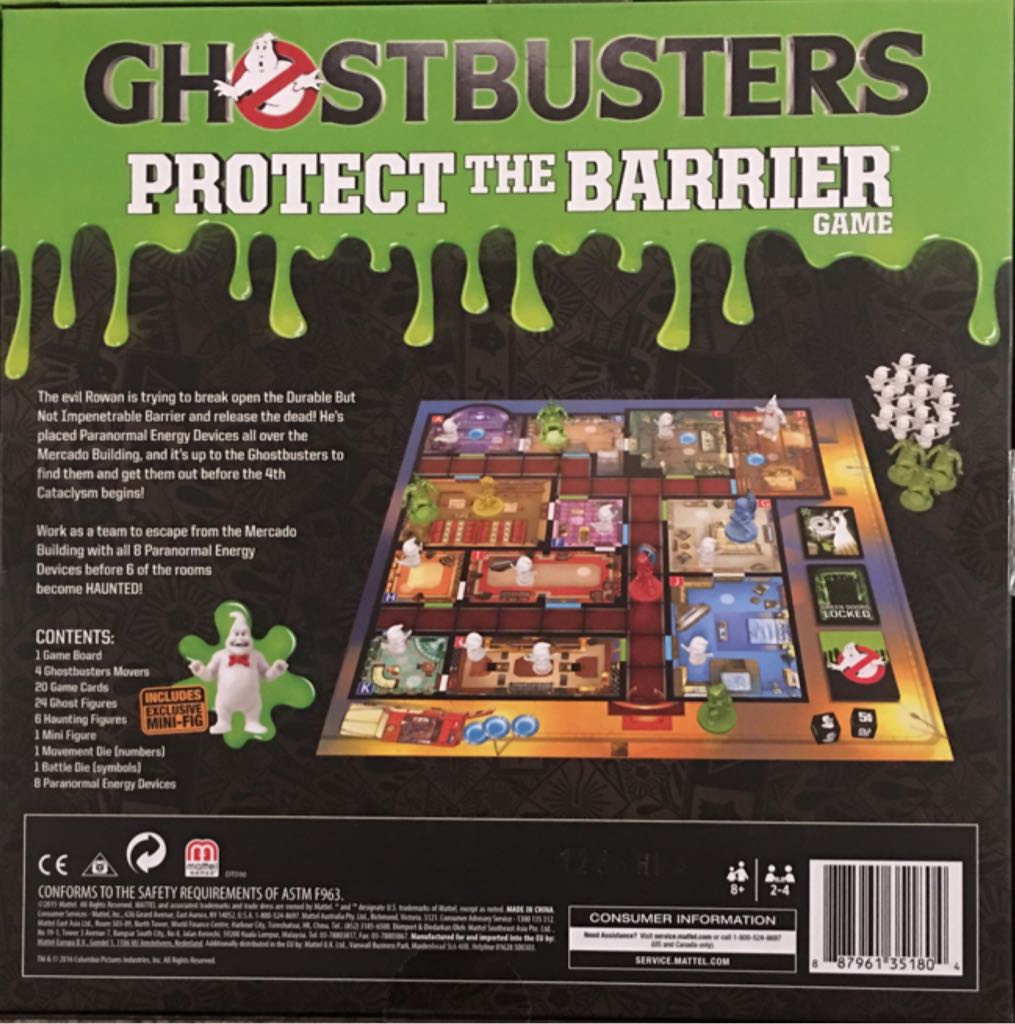 Ghostbusters: Protect The Barrier  (2-4) board game collectible [Barcode 887961351804] - Main Image 2