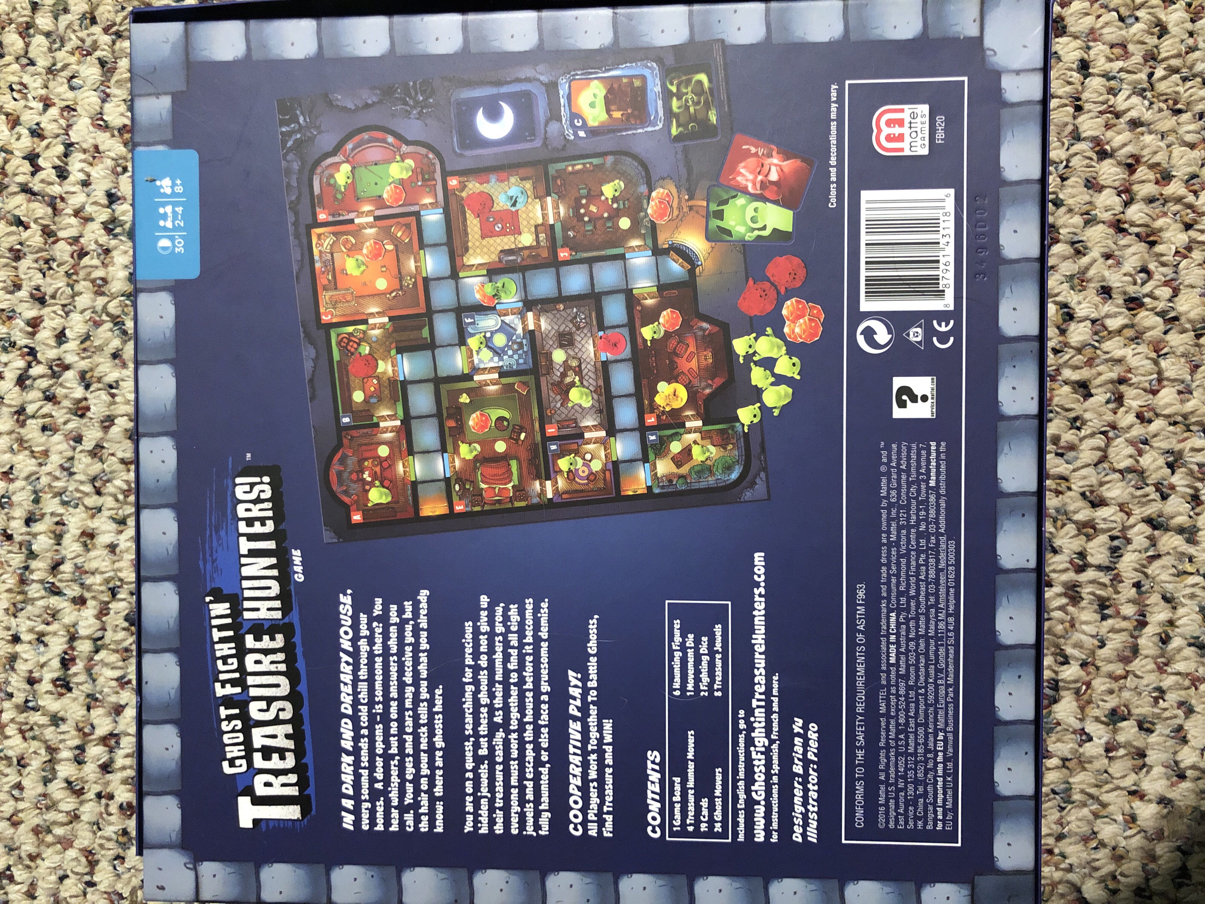 Ghost Fightin’ Treasure Hunters  (2-4) board game collectible [Barcode 887961431186] - Main Image 2