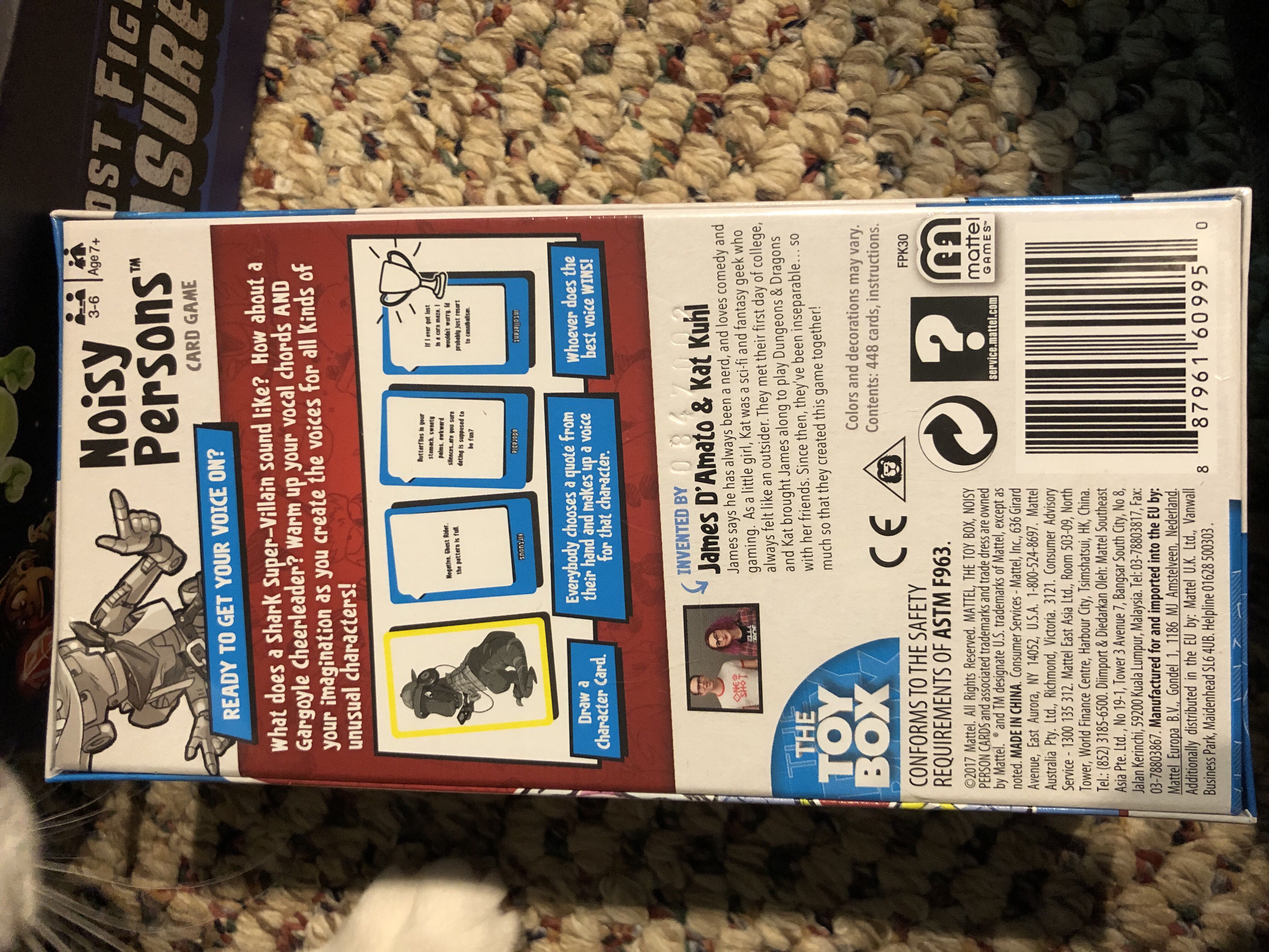 Noisy Persons Card Game  (3 - 6) board game collectible [Barcode 887961609950] - Main Image 2