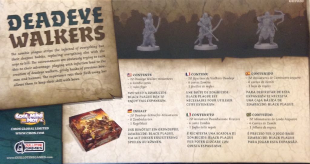 Zombicide Fantasy: Deadeye Walkers  (1 to 6) board game collectible [Barcode 889696001993] - Main Image 2