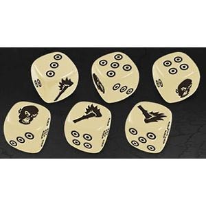Zombicide: Fantasy: Dice - Bone  board game collectible [Barcode 889696002037] - Main Image 2