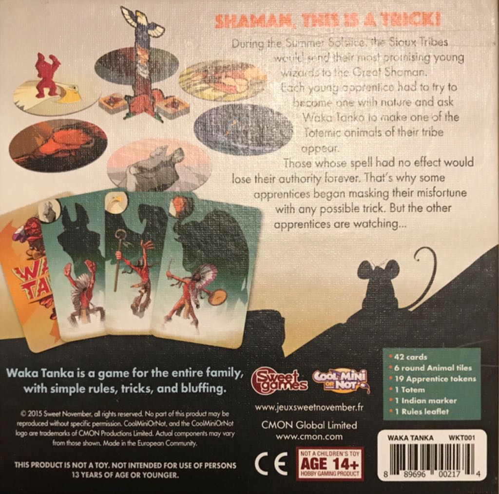 Waka Tanka  board game collectible [Barcode 889696002174] - Main Image 2