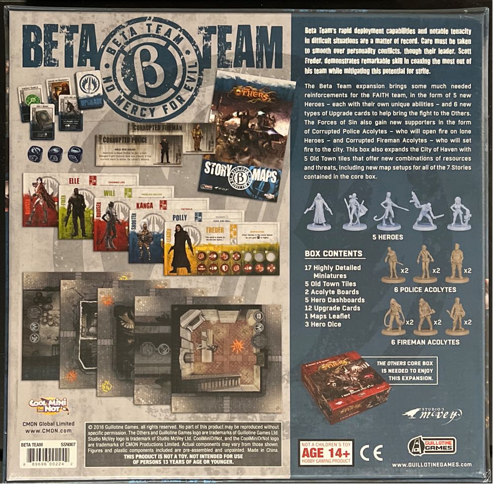 Others, The: Beta Team  (2-5) board game collectible [Barcode 889696002242] - Main Image 2