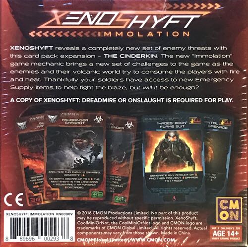 Xenoshyft Immolation   board game collectible [Barcode 889696002938] - Main Image 2