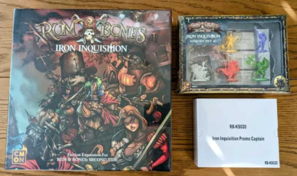 Rum & Bones: Second Tide: Iron Inquisition Expansion PAINTED  (2-6) board game collectible [Barcode 889696004857] - Main Image 3