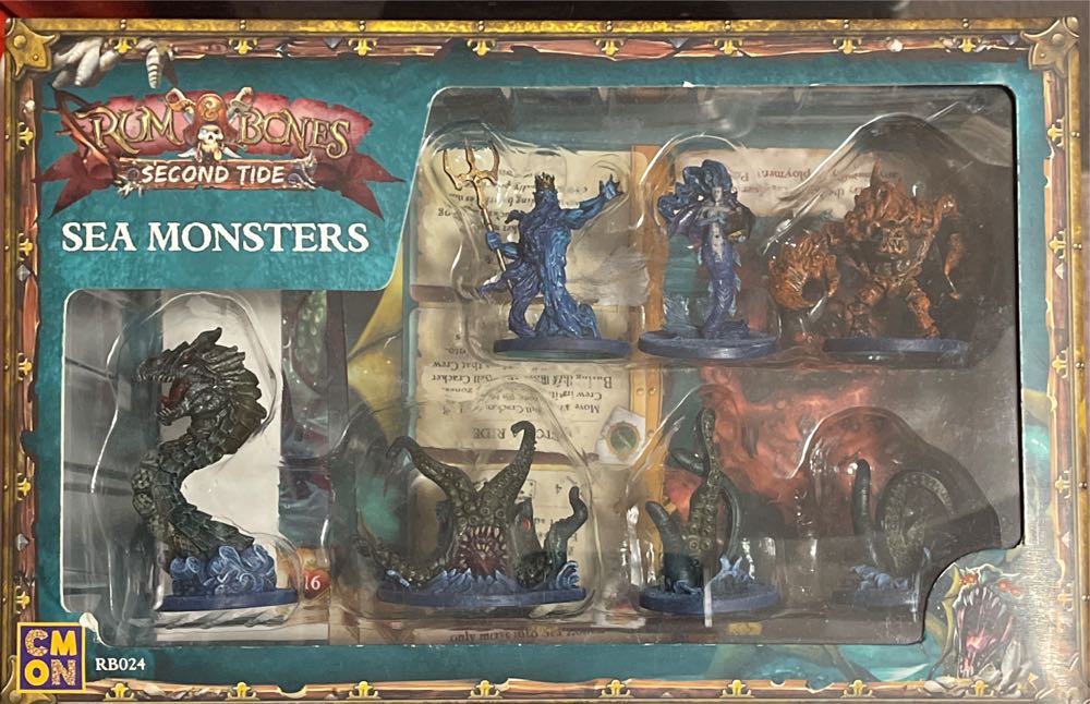 Rum & Bones: Second Tide: Sea Monsters  (2-6) board game collectible [Barcode 889696004918] - Main Image 3