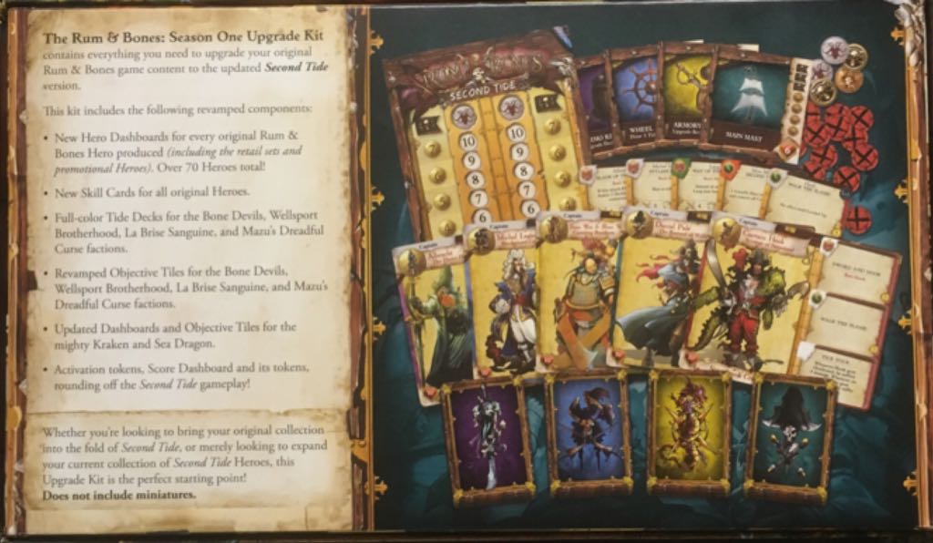 Rum & Bones: Season One Upgrade Kit  (2 to 6) board game collectible [Barcode 889696004949] - Main Image 2