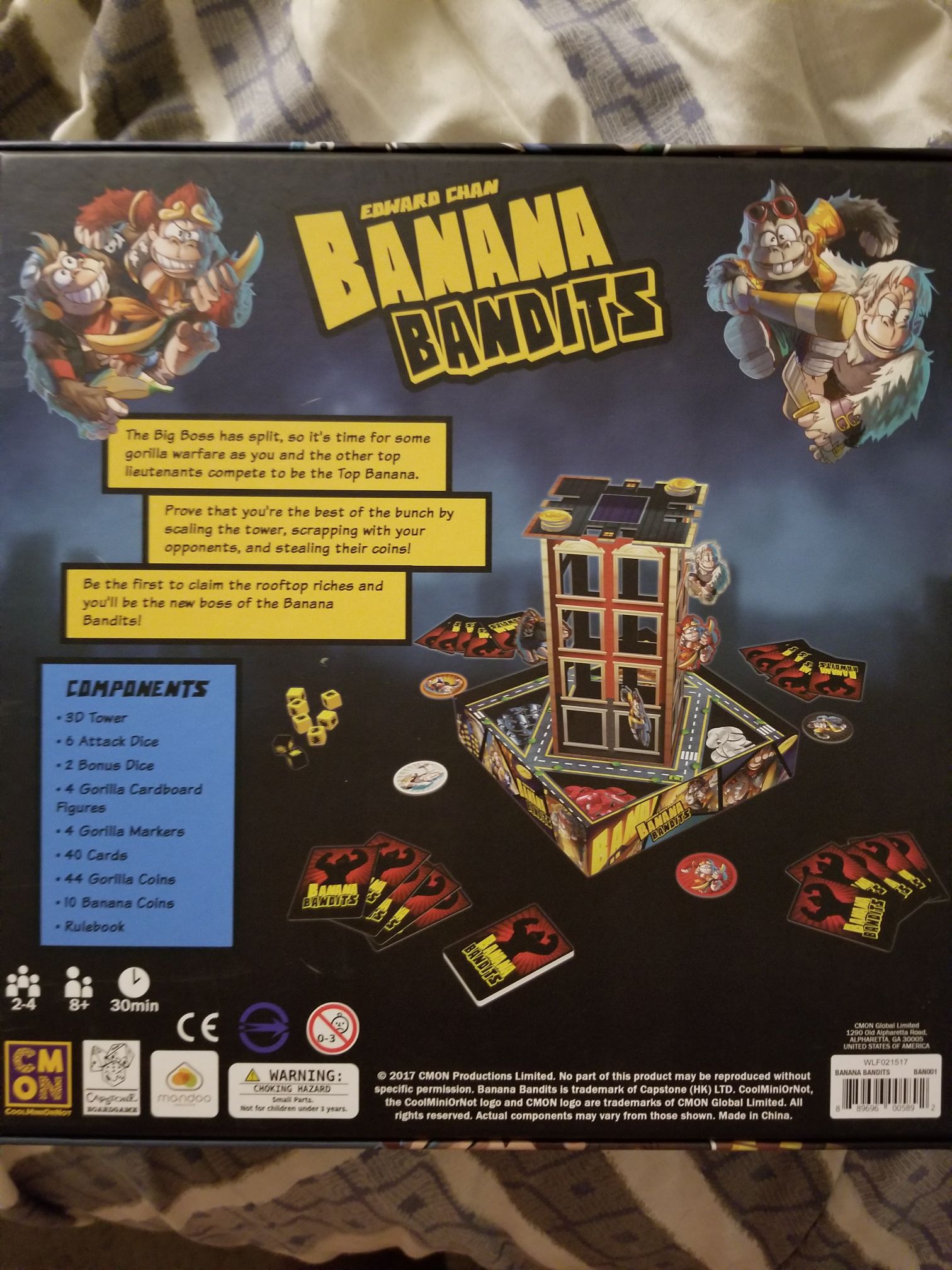 Banana Bandits  (2-4) board game collectible [Barcode 889696005892] - Main Image 2