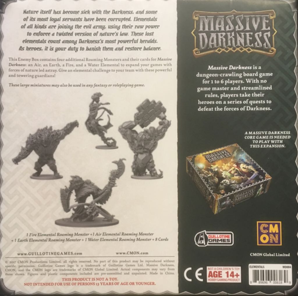 Elementals  (1-6) board game collectible [Barcode 889696006189] - Main Image 2