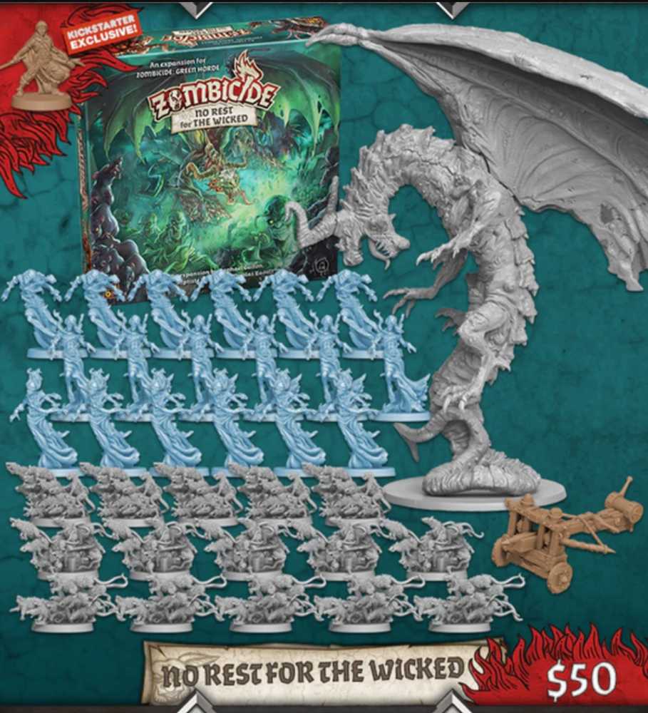 Zombicide: No Rest for the Wicked  (1-6) board game collectible [Barcode 889696007346] - Main Image 3