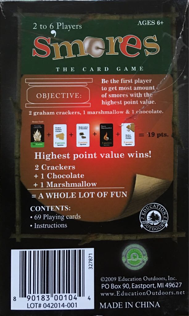 S’mores The Card Game  (2-6) board game collectible [Barcode 890183001044] - Main Image 2