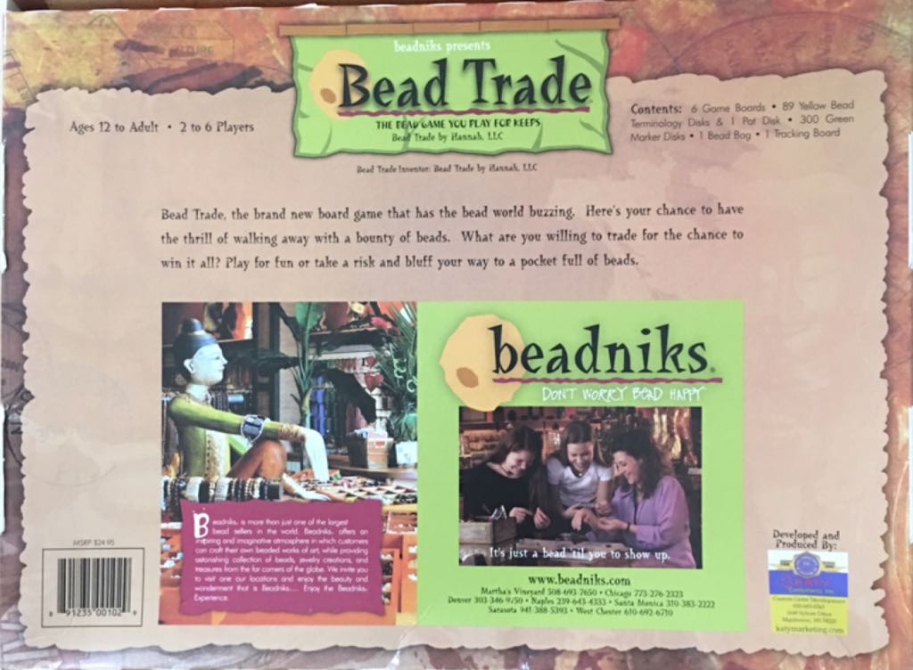 Bead Trade  (2-6) board game collectible [Barcode 891235001029] - Main Image 2