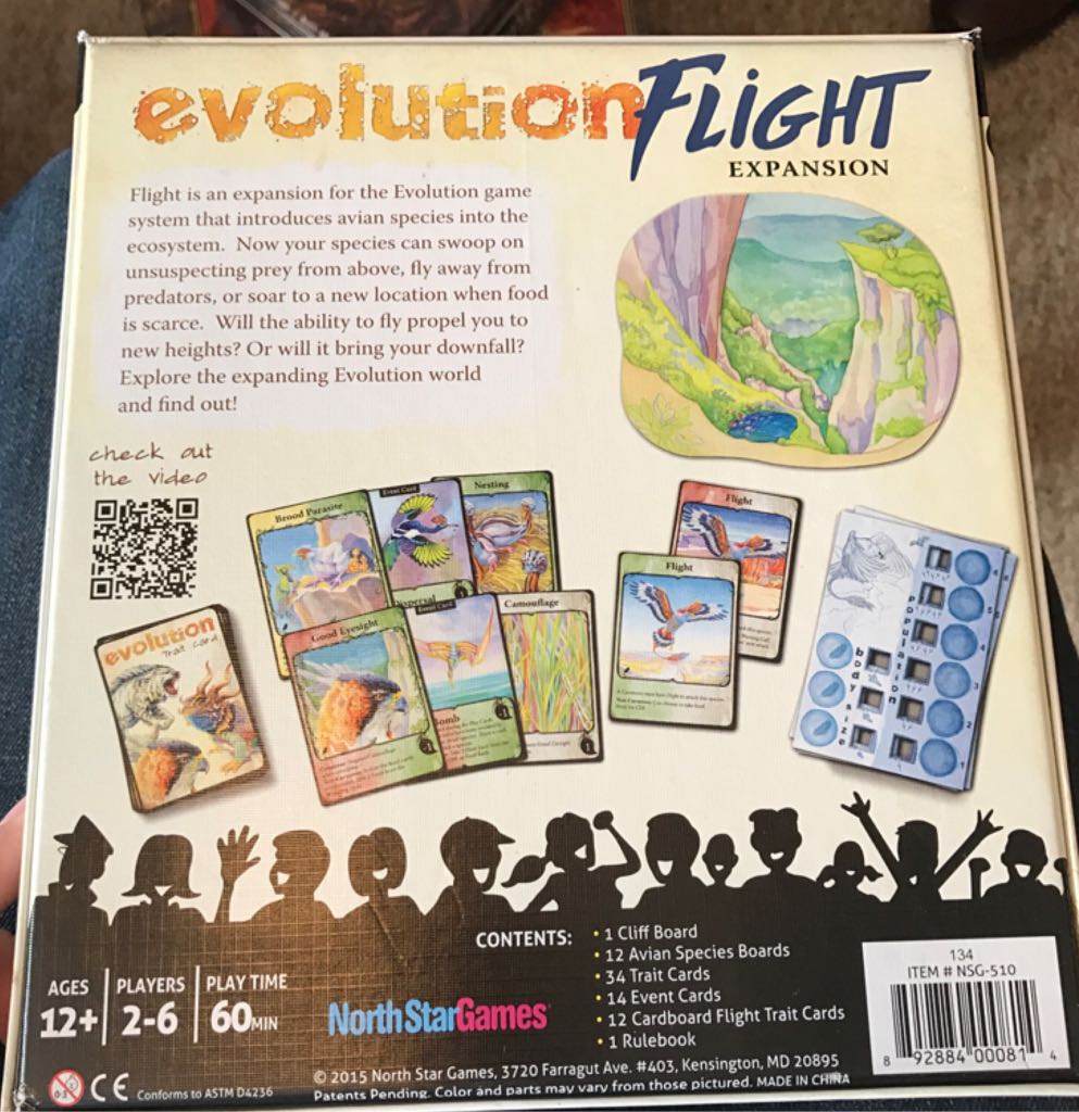 Evolution: Flight Expansion  (2 to 6) board game collectible [Barcode 892884000814] - Main Image 2