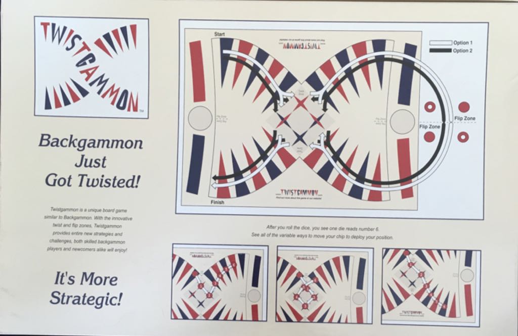 Twistgammon  (2) board game collectible [Barcode 895595000012] - Main Image 2