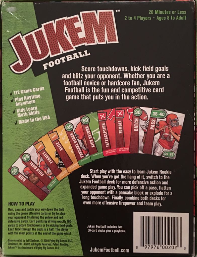 Jukem Football  (2-4) board game collectible [Barcode 897976002028] - Main Image 2