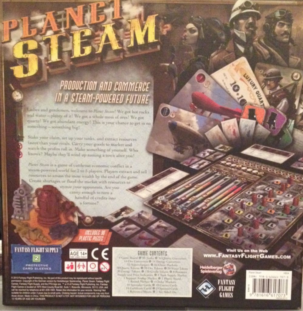 Planet Steam  (2-5) board game collectible [Barcode 9181676617073] - Main Image 2