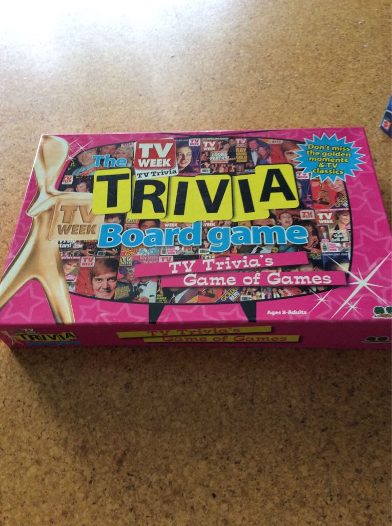 The TV Week TV Trivia Board Game 2005 Complete Test Your TV Trivia Quotient  (2-6) board game collectible [Barcode 9313920033845] - Main Image 1