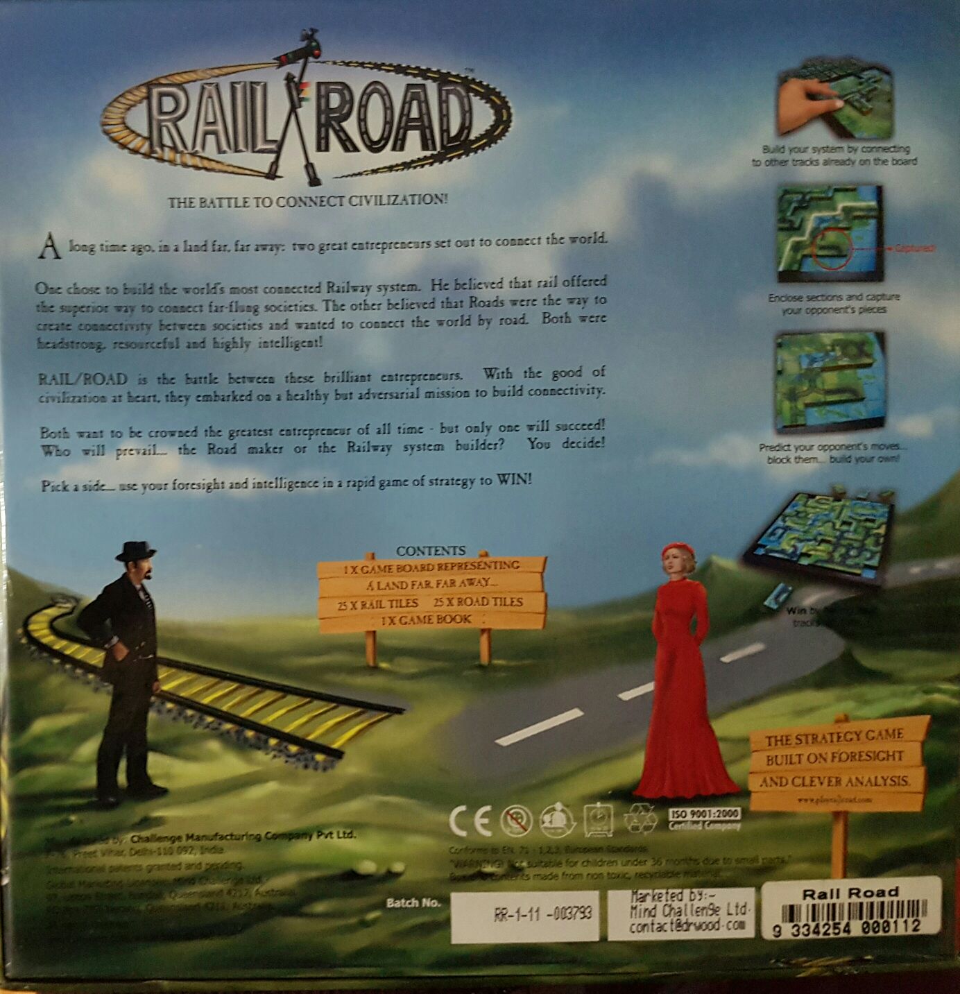 Rail/Road Strategy Board Game  (2) board game collectible [Barcode 9334254000112] - Main Image 2