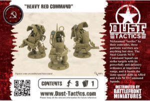 Dust Tactics: SSU Steel Guard NCO Command Squad  board game collectible [Barcode 9420020224506] - Main Image 2
