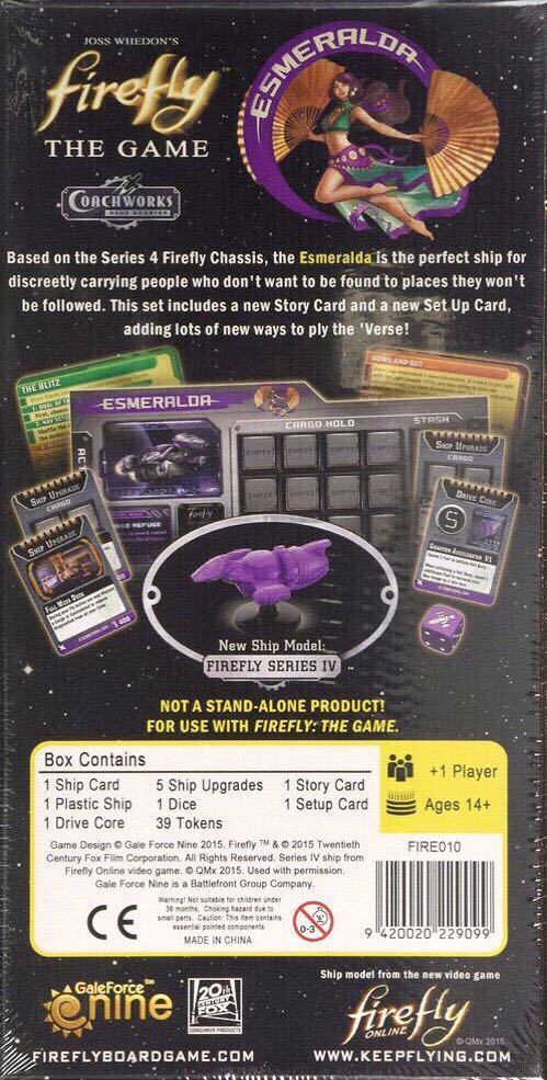 Firefly: The Game - Esmeralda  (2-6) board game collectible [Barcode 9420020229099] - Main Image 2