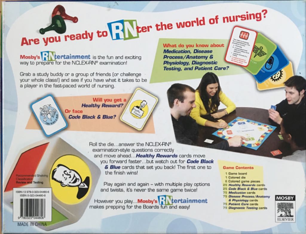Mosby’s RNtertainment  (2-6) board game collectible [Barcode 9780323044806] - Main Image 2