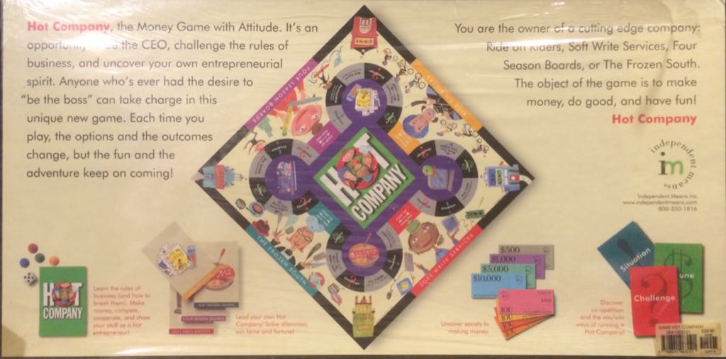 Hot Company  (2-8) board game collectible [Barcode 9780641063121] - Main Image 2