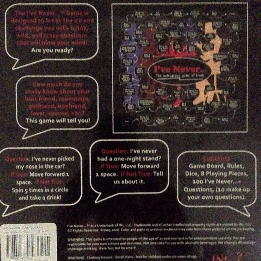 I’ve Never  board game collectible [Barcode 9780641877964] - Main Image 2