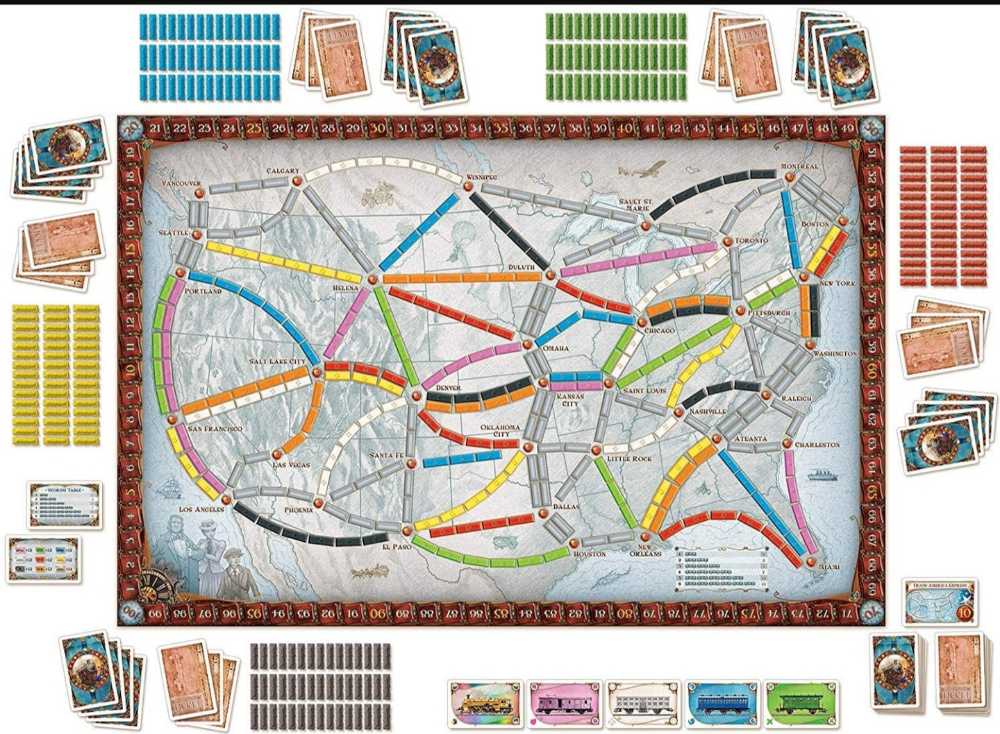 Ticket To Ride  (2-5) board game collectible [Barcode 9780975277324] - Main Image 4