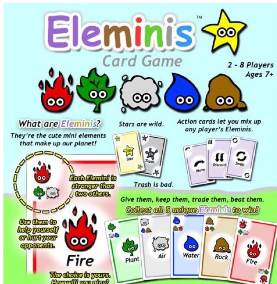 Eleminis  (2-8) board game collectible [Barcode 9780983013303] - Main Image 2