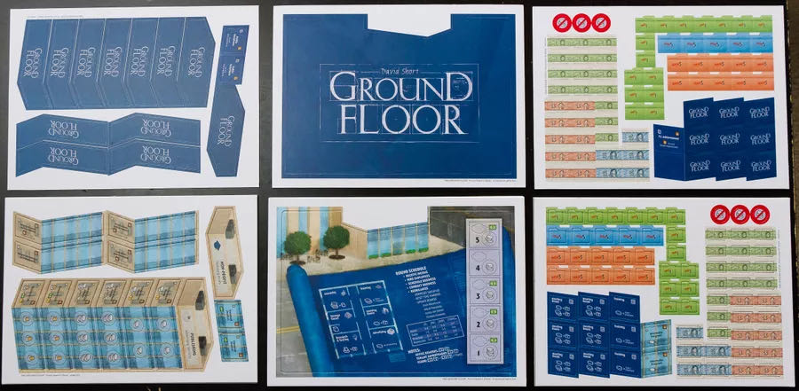 Ground Floor: KS edition  (2-6) board game collectible [Barcode 9780984155897] - Main Image 4