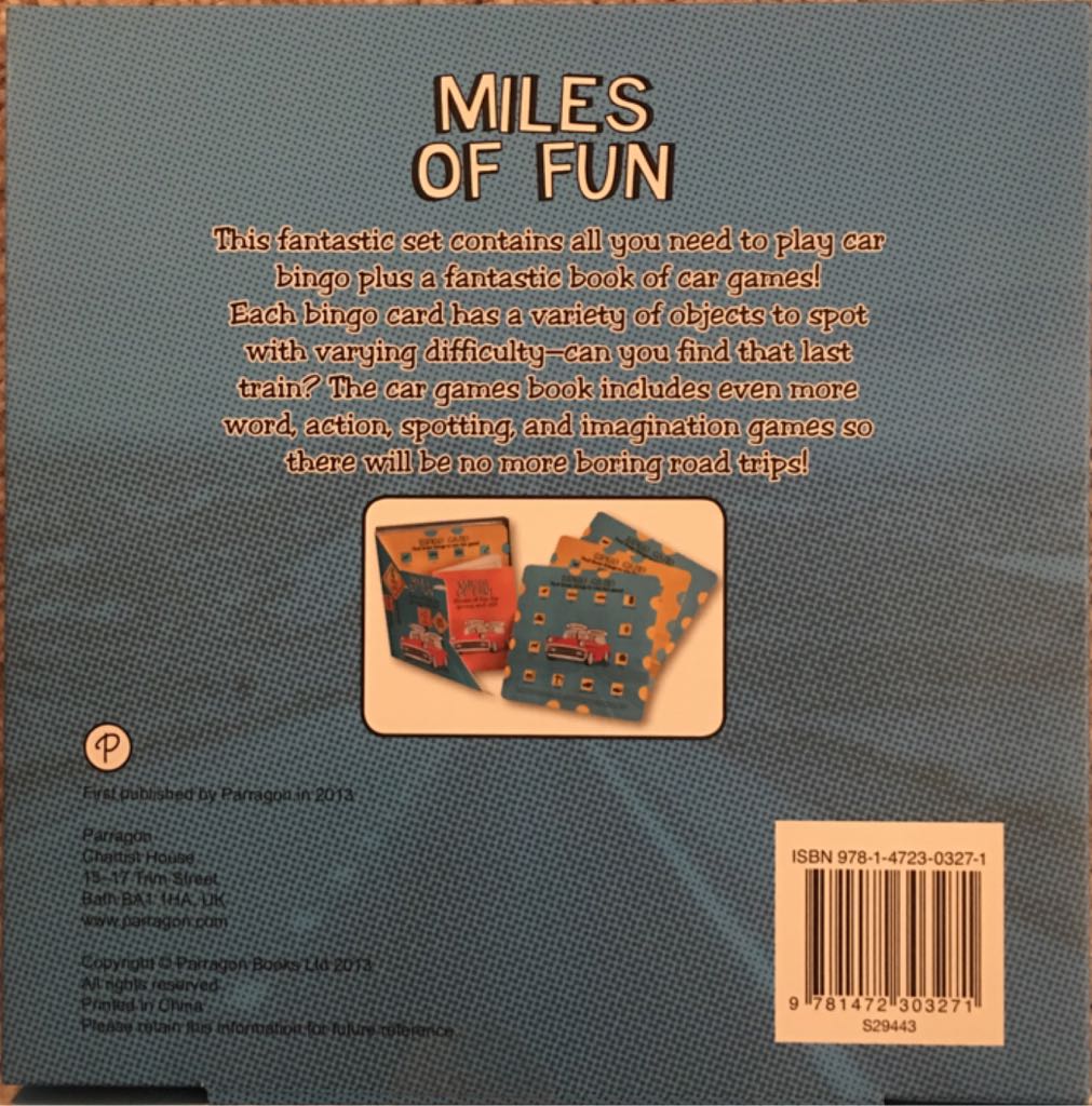 Miles of Fun  (1-4) board game collectible [Barcode 9781472303271] - Main Image 2