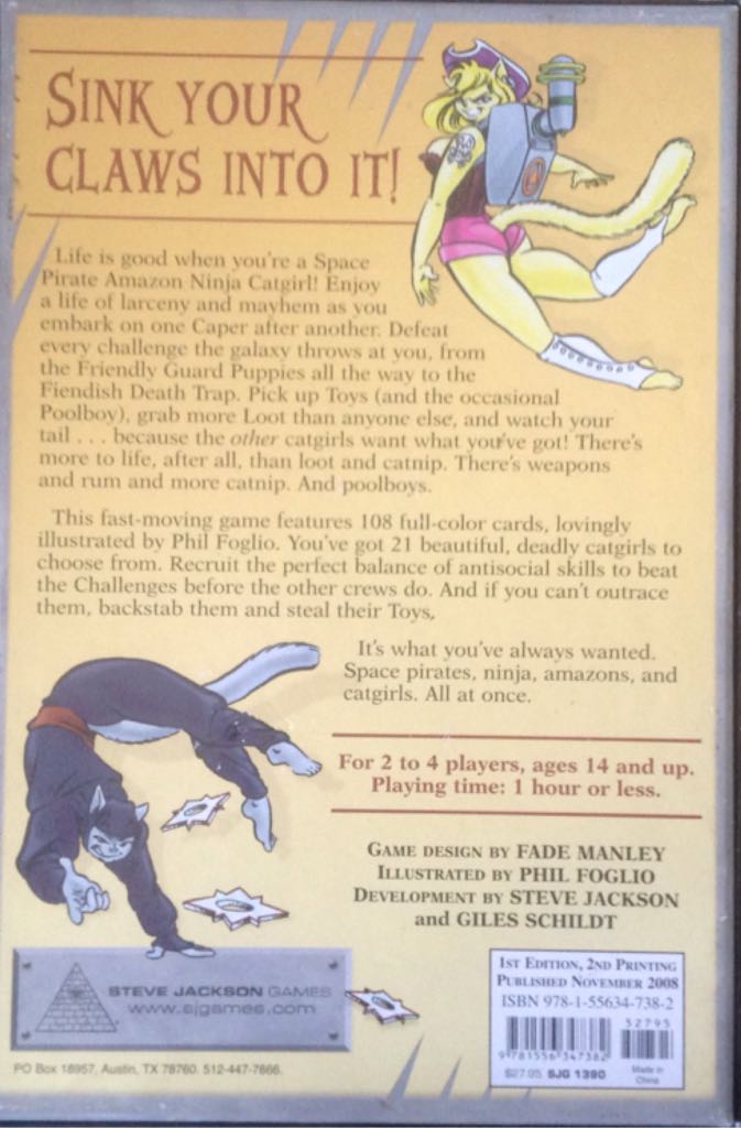 SPANC  (2-4 Players) board game collectible [Barcode 9781556347382] - Main Image 2