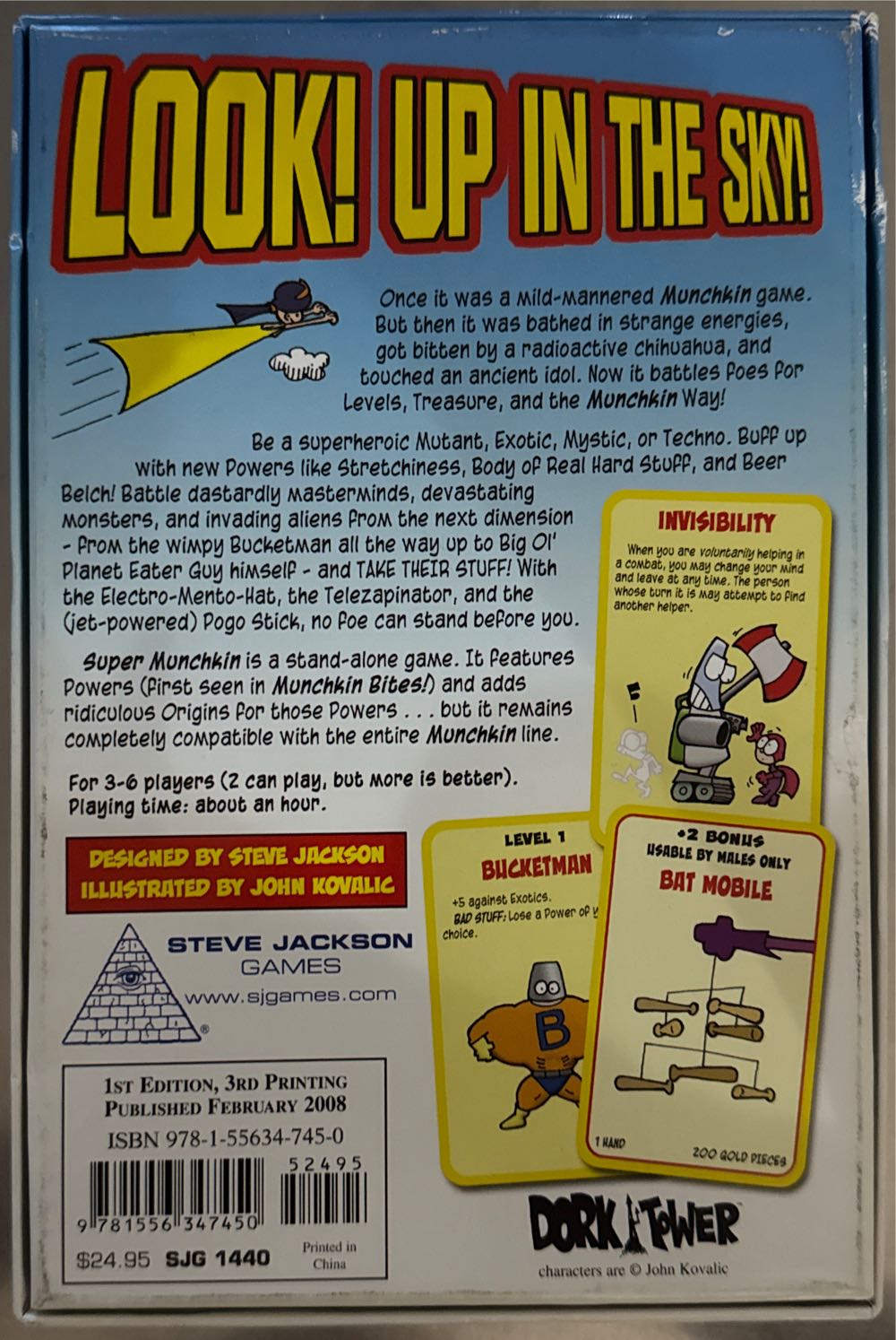 Super Munchkin  (3-6) board game collectible [Barcode 9781556347450] - Main Image 2