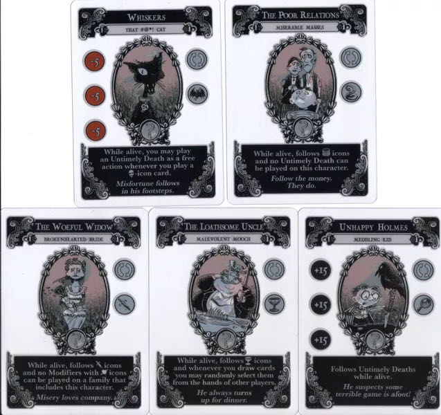 Gloom: Unwelcome Guests  (2-5) board game collectible [Barcode 9781589781467] - Main Image 3