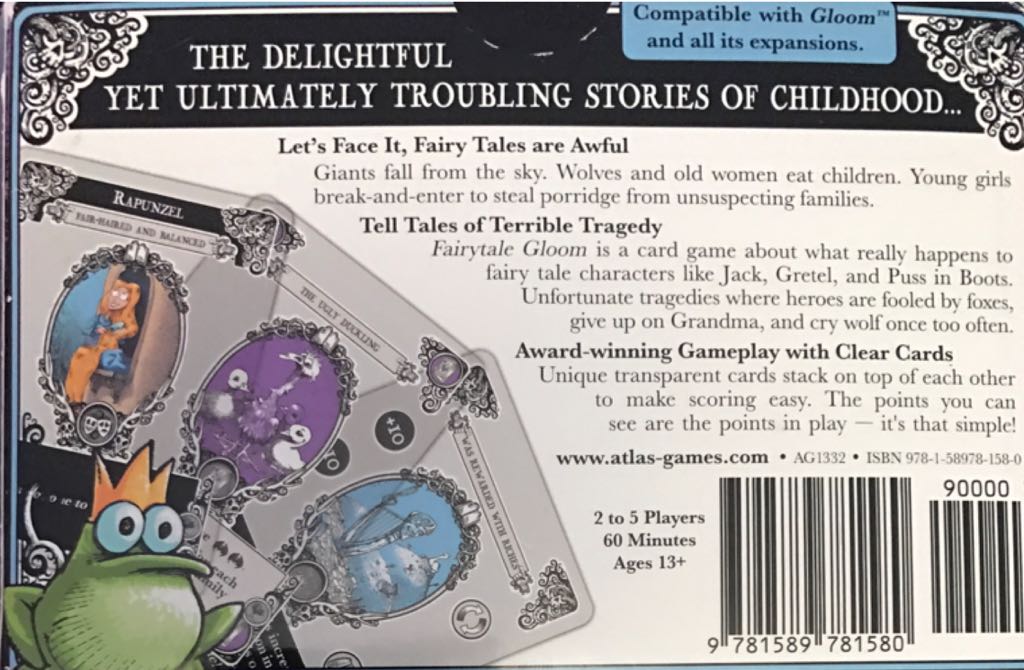 Gloom: Fairytale  (5) board game collectible [Barcode 9781589781580] - Main Image 2