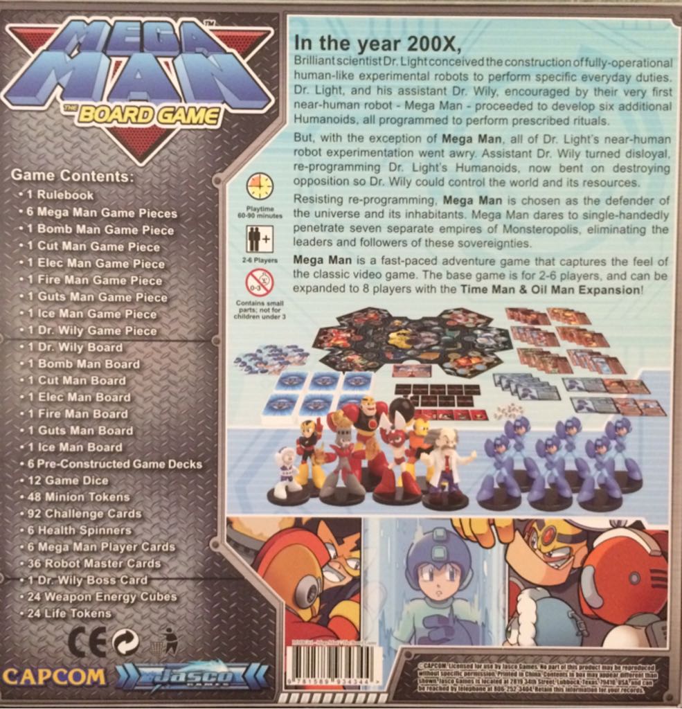 Mega Man: The Board Game  (2-6) board game collectible [Barcode 9781589934344] - Main Image 2