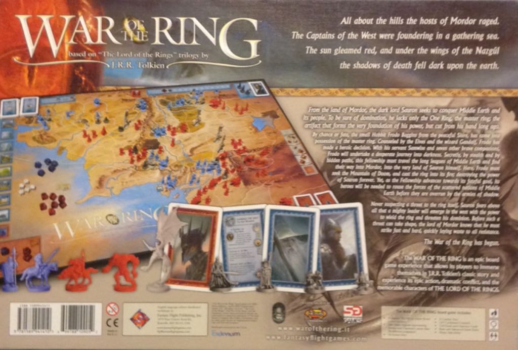 War of the Ring  (2) board game collectible [Barcode 9781589941410] - Main Image 2