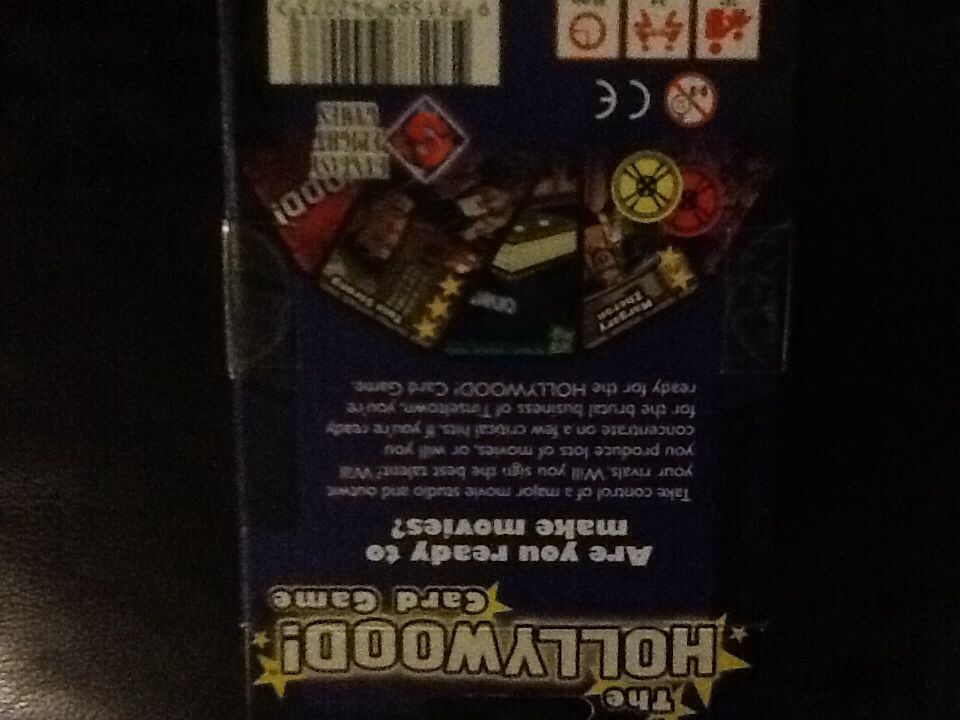 FFG Boardgame Hollywood Card Game, The Box NM  (3-4) board game collectible [Barcode 9781589942073] - Main Image 2