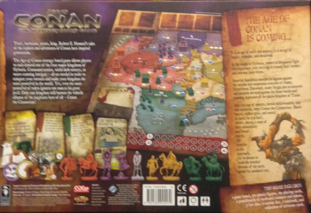 Age of Conan  (2 to 4) board game collectible [Barcode 9781589945579] - Main Image 2