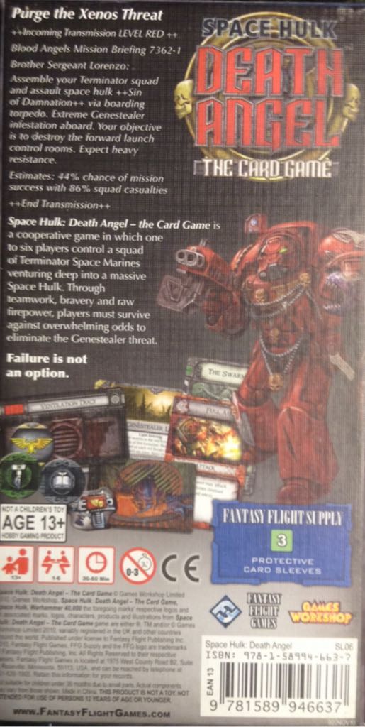 Space Hulk : Death Angel  (1-6) board game collectible [Barcode 9781589946637] - Main Image 2