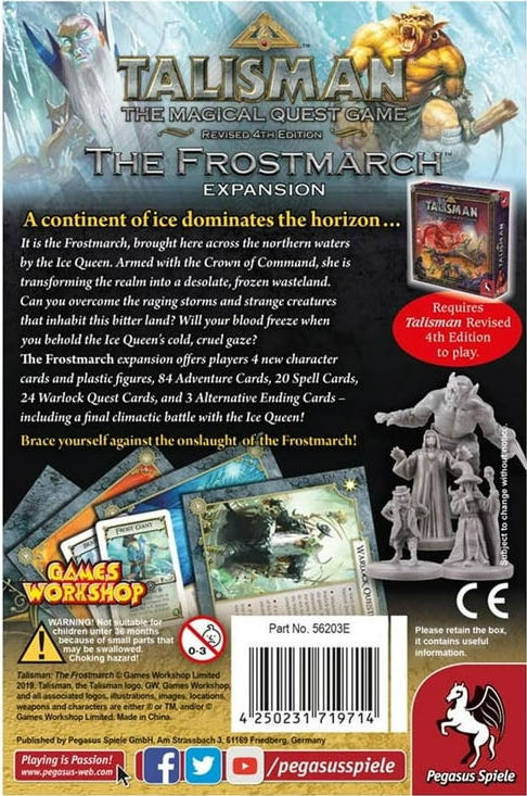 Talisman: The Frostmarch Expansion  (2-6) board game collectible [Barcode 9781589946910] - Main Image 2