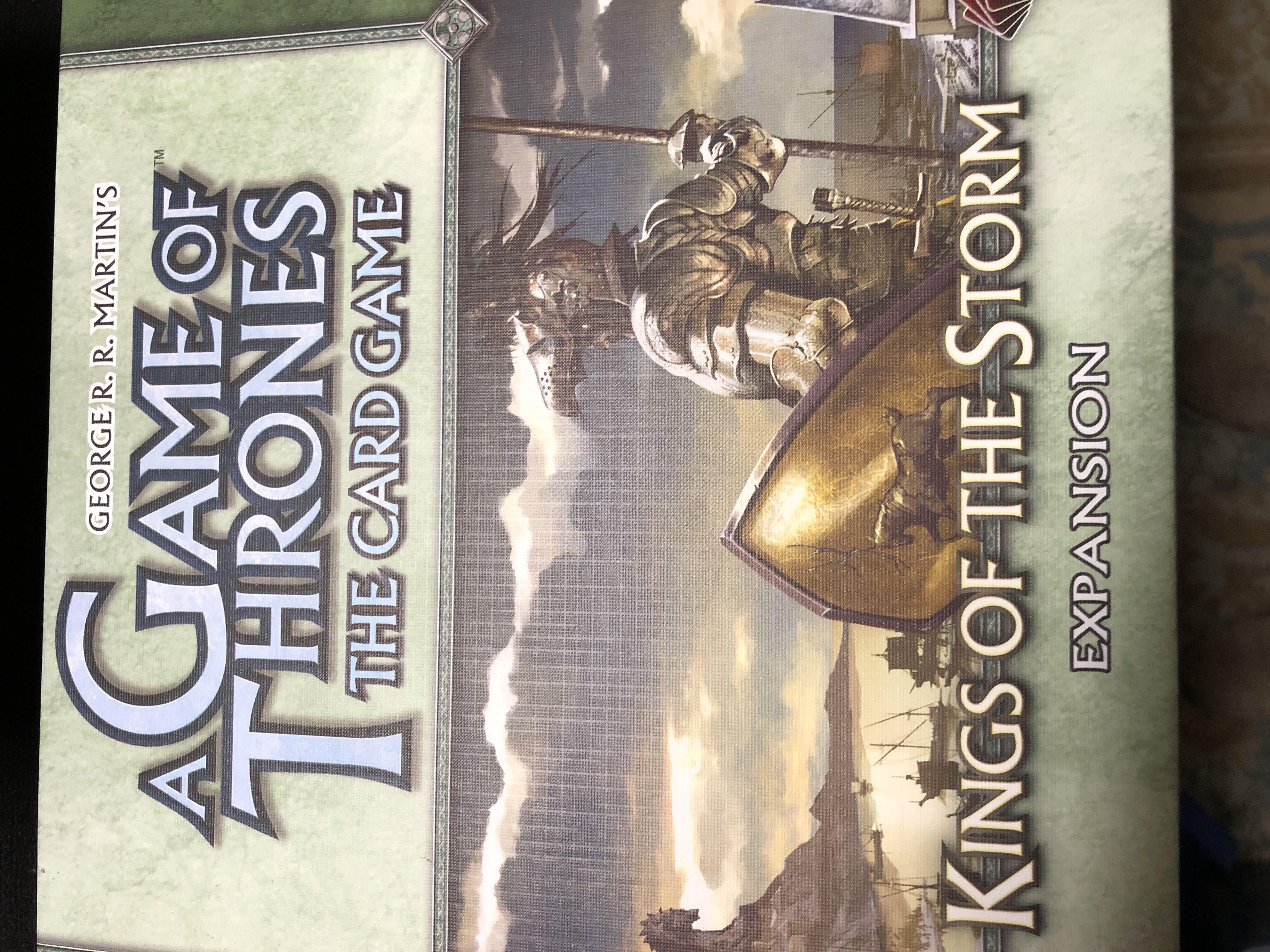 A Game Of Thrones LCG: Kings Of The Storm  board game collectible [Barcode 9781589949454] - Main Image 2