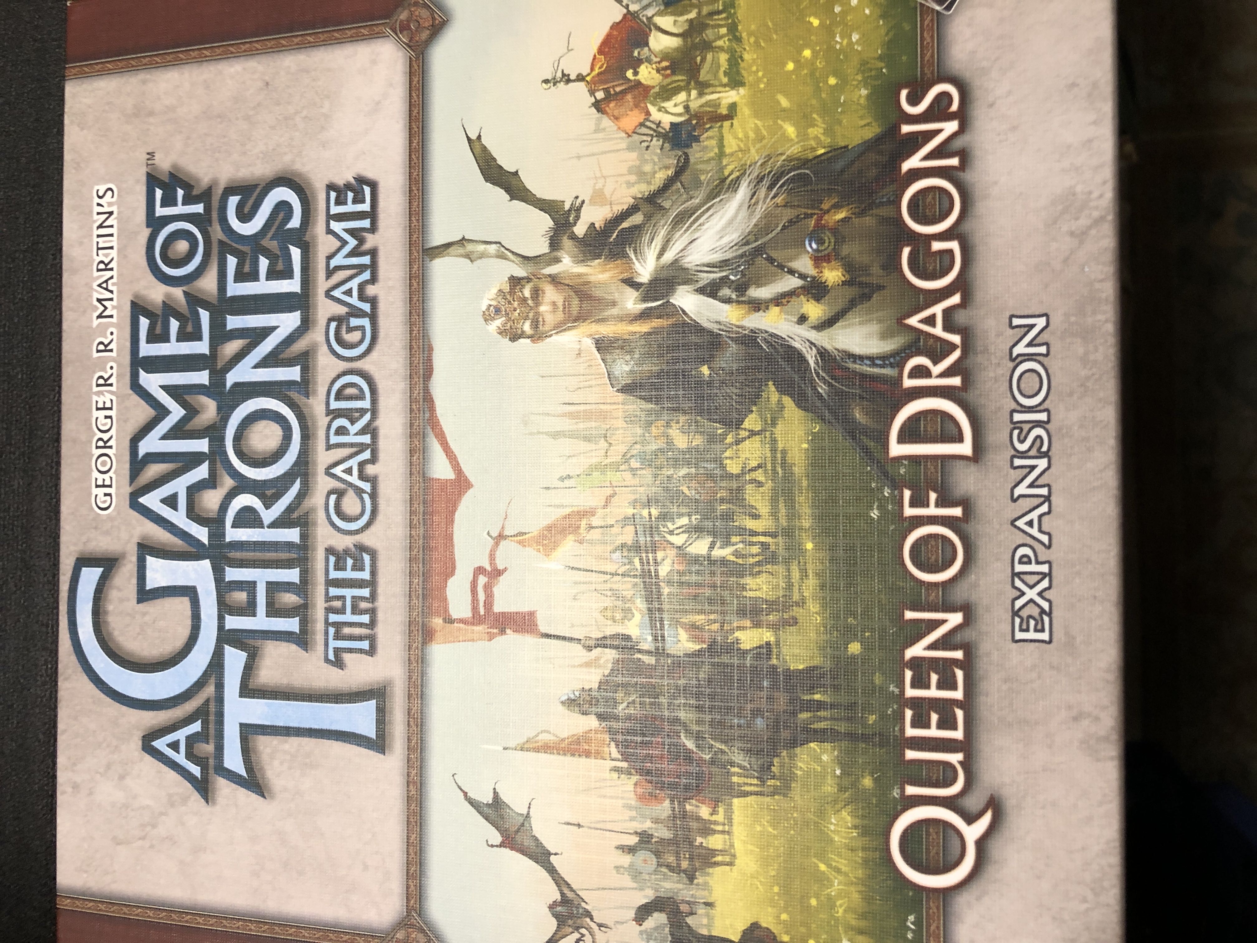 A Game of Thrones LCG: Queen of Dragons Expansion  board game collectible [Barcode 9781589949621] - Main Image 2