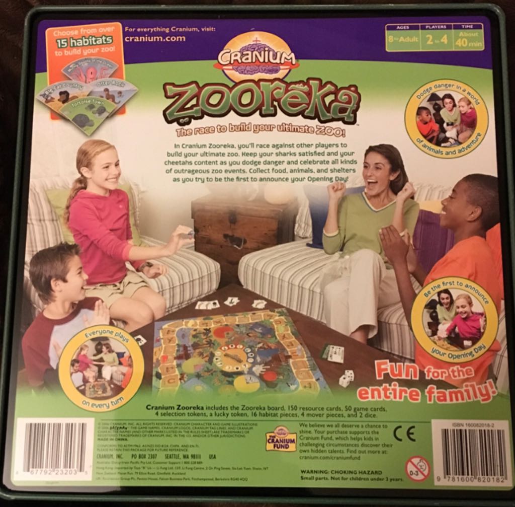 Zooreka  board game collectible [Barcode 9781600820182] - Main Image 2