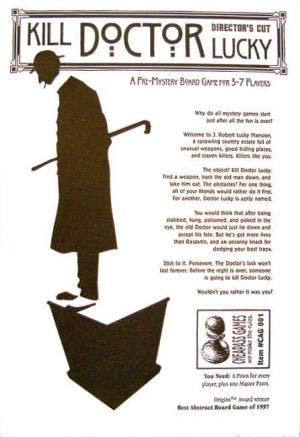 Kill Doctor Lucky   (2-8) board game collectible [Barcode 9781601252456] - Main Image 2