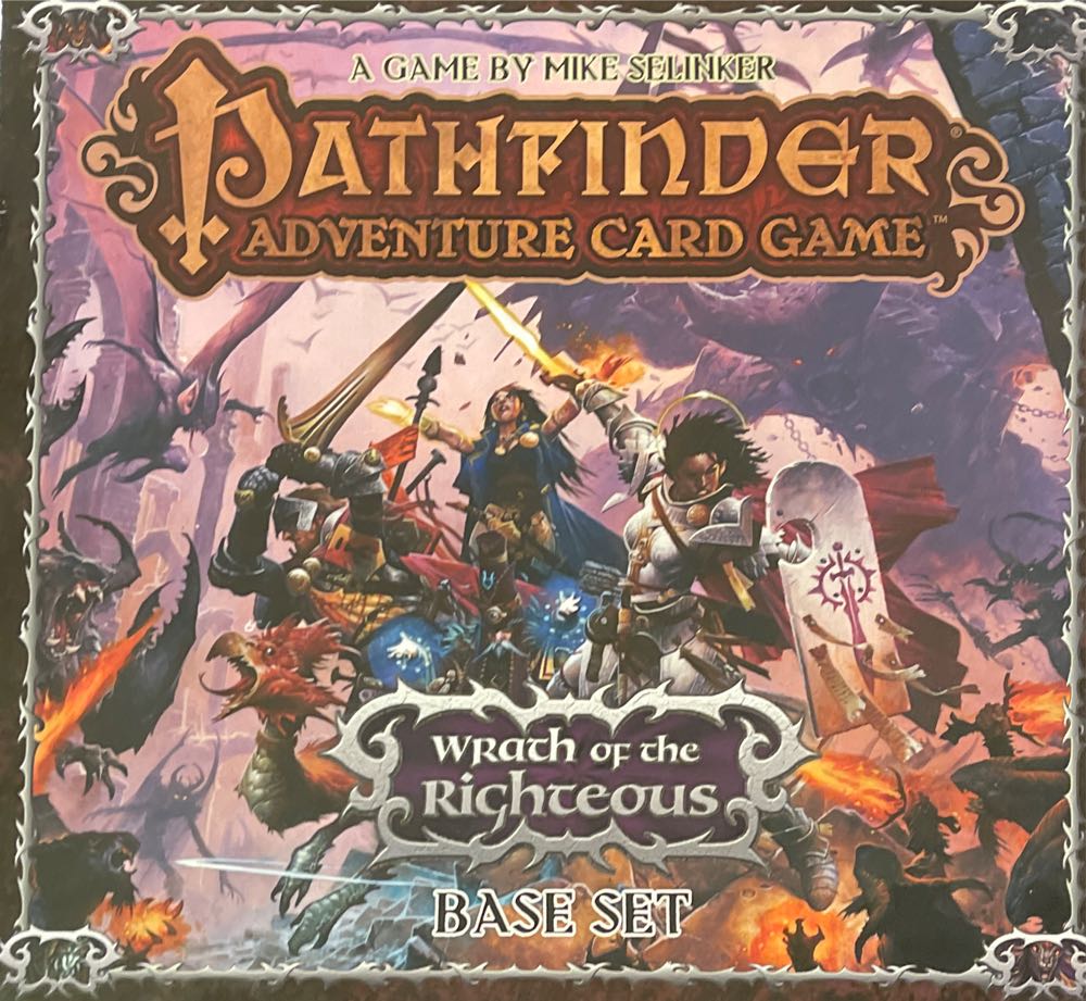 Pathfinder Adventure Card Game: Wrath of the Righteous Base Set PZO 6020  (1-4) board game collectible [Barcode 9781601257451] - Main Image 2