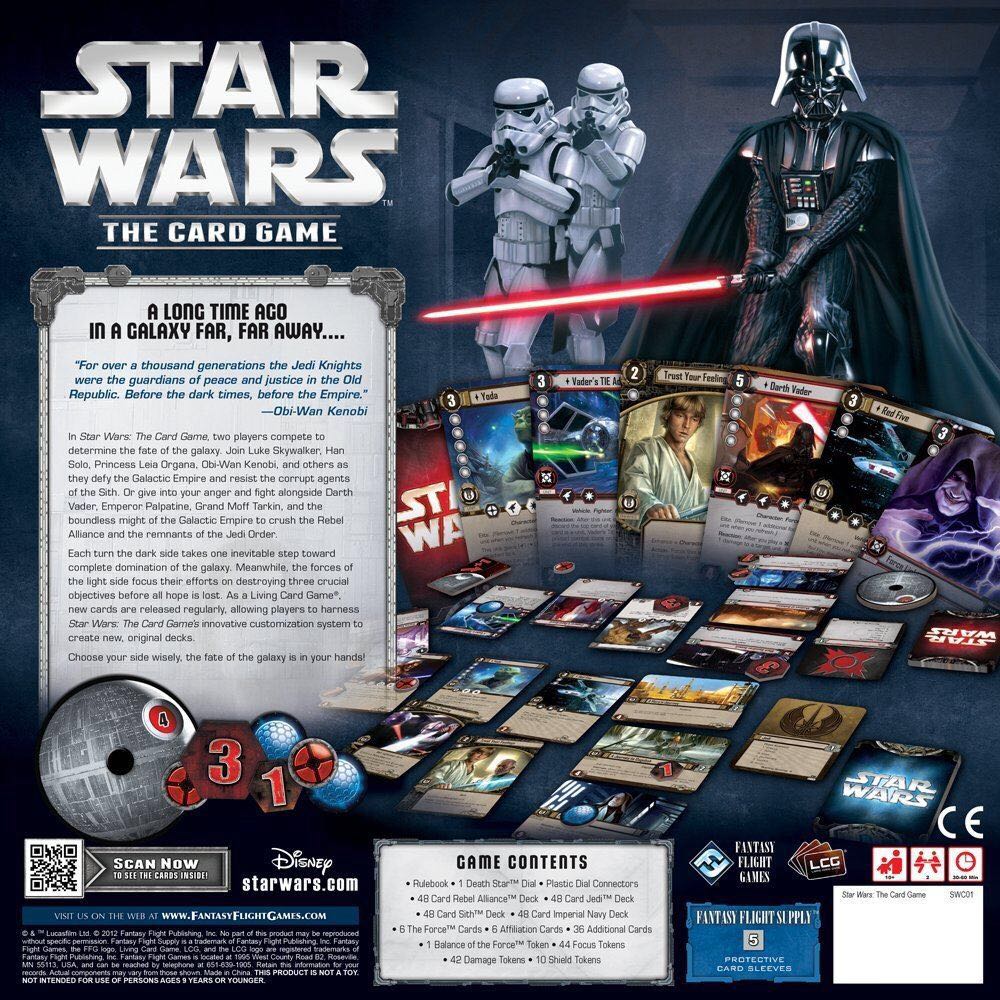 Star Wars: LCG: The Card Game  (2) board game collectible [Barcode 9781616613815] - Main Image 2